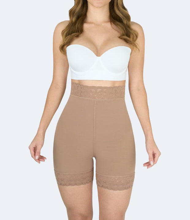 Short modeladora de cintura alta
