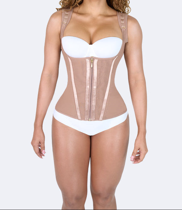 Corset modelador de cintura UltraShape com suporte para as costas.