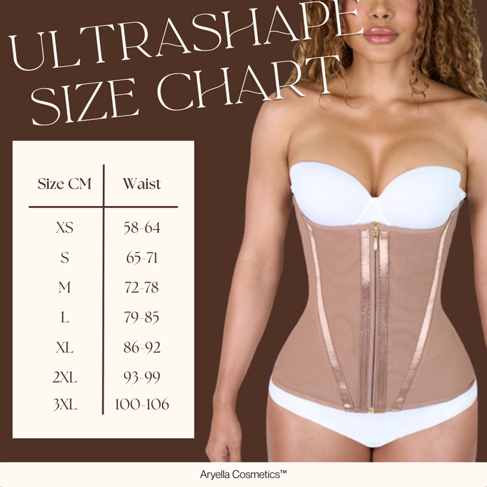 UltraShape Shapewear with steel boning rods